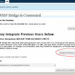 SMF wordpress integration
