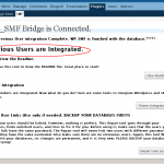 SMF wordpress integration