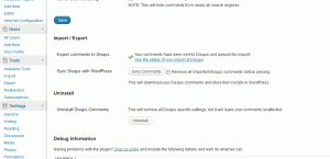 Your comments have been sent to Disqus and queued for import