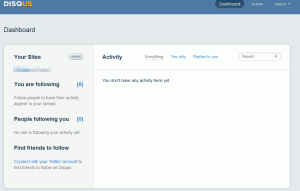 Mendaftarkan blog ke Disqus