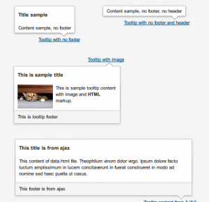 jQuery ttooltip plugin