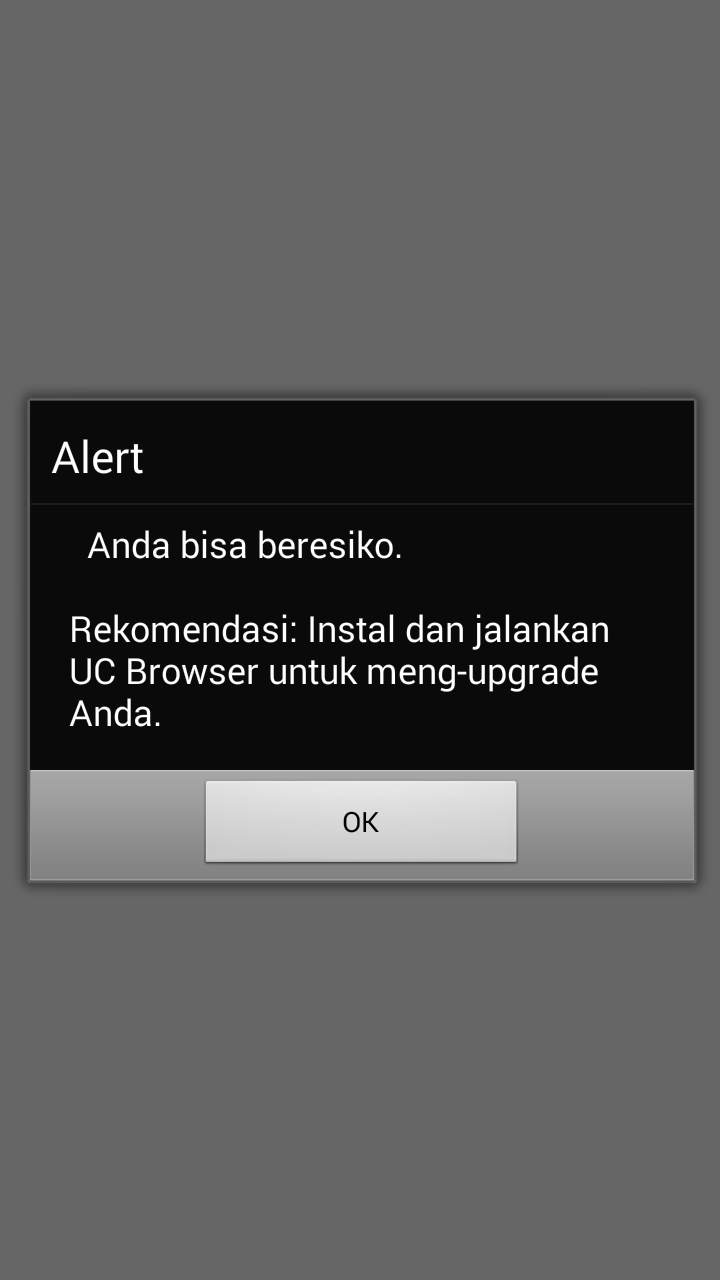 UC Browser bad advertisement force Android user to download their crap app (2)