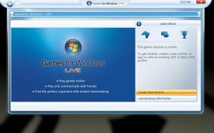 Interface Game for Windows Live pada Dirt 3