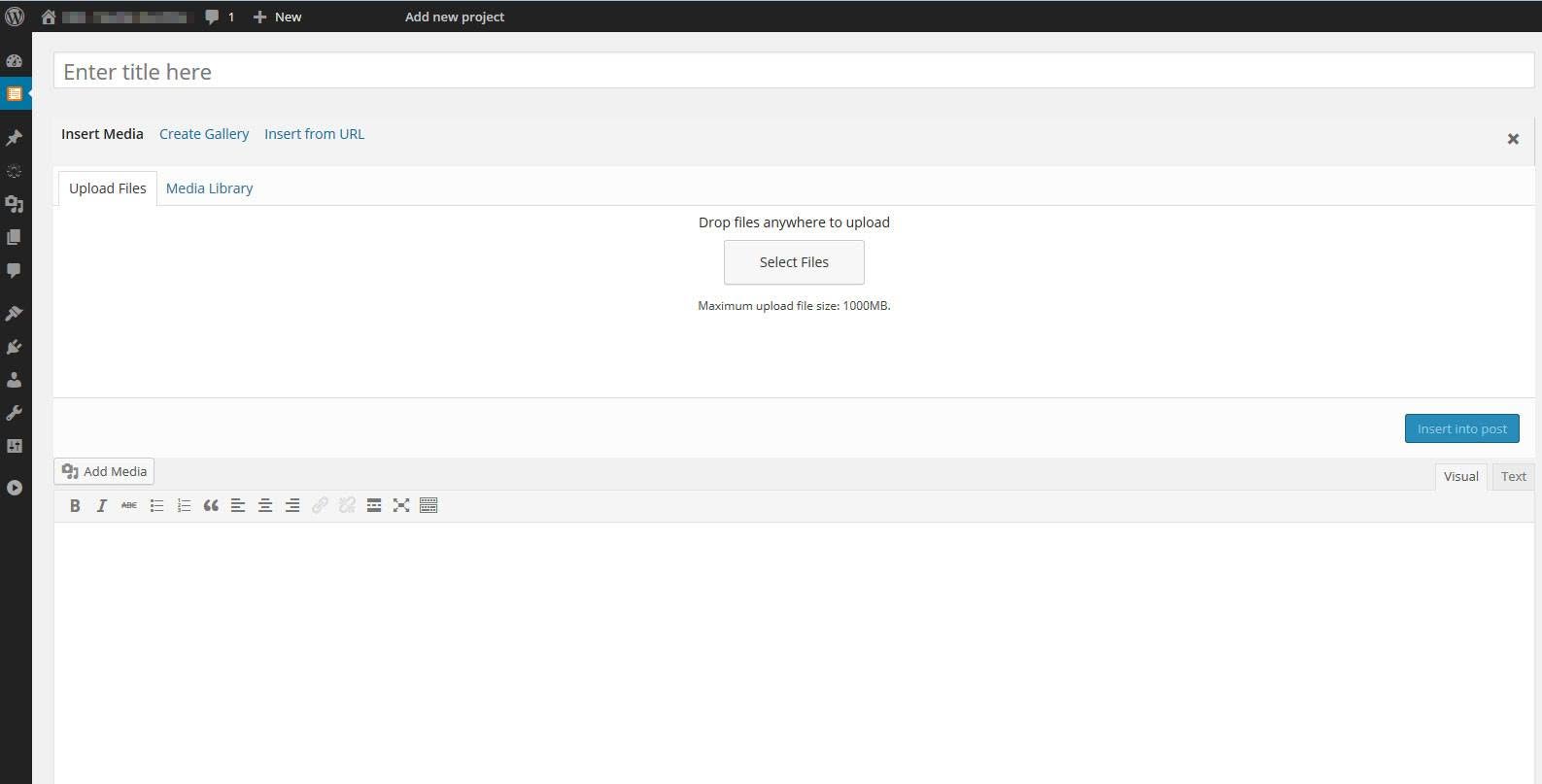 Memindahkan WordPress media modal/pop-up, menjadi inline