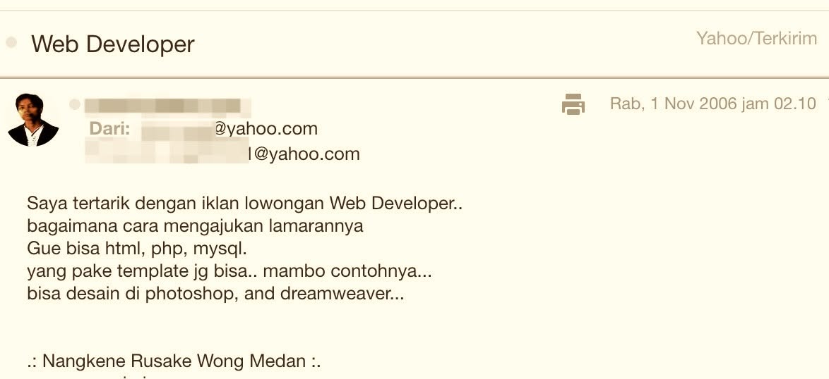 Nemu sent email jaman Majapahit Nemu sent email jaman Majapahit