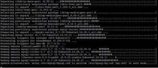Gimana cara benerin eror di Ubuntu 16.04.1, gara2 error di MySQL 5.7.18