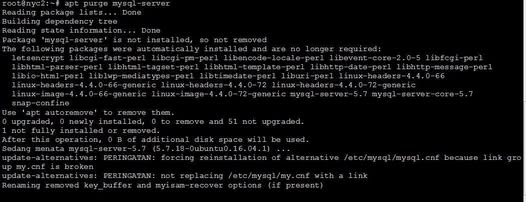 Gimana cara benerin eror di Ubuntu 16.04.1, gara2 error di MySQL 5.7.18