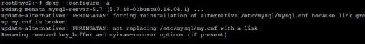 Gimana cara benerin eror di Ubuntu 16.04.1, gara2 error di MySQL 5.7.18