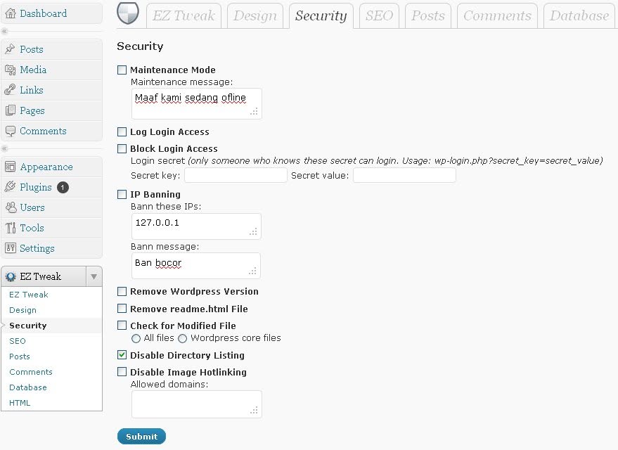 Prototype Wordpress Plugins Ez Tweak, kira2 seperti TuneUp utilities di... Prototype Wordpress Plugins Ez Tweak, kira2 seperti TuneUp utilities di...