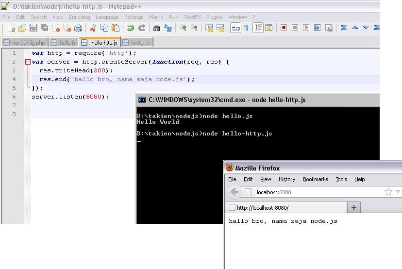 Node js create http