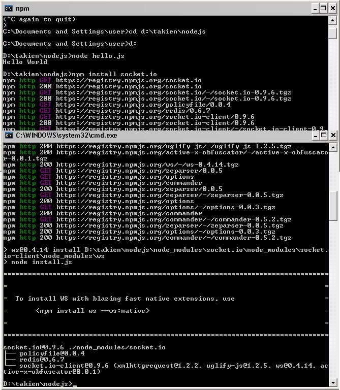 Salah satu modul node.js yang makyus untuk realtime application adalah...