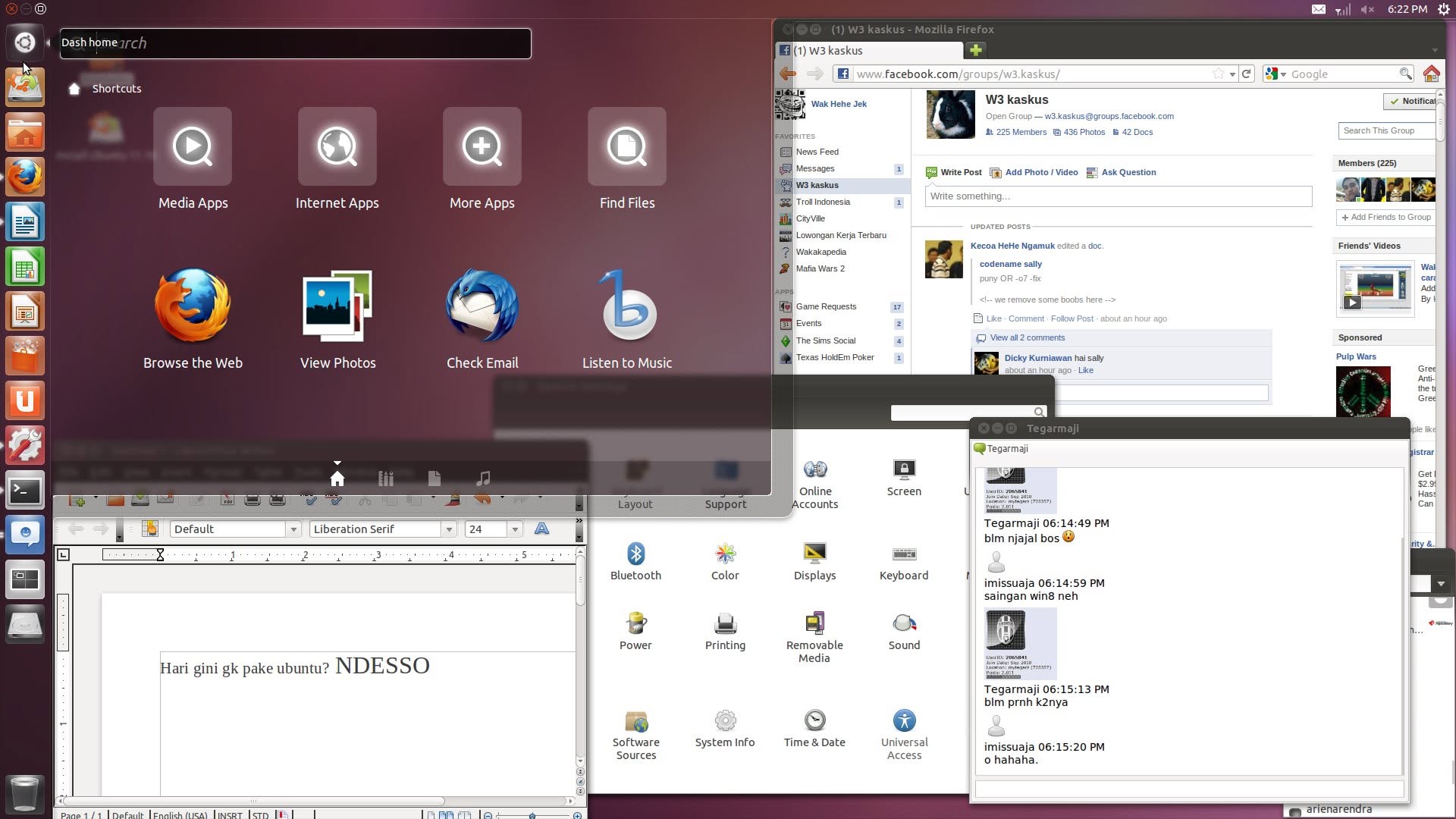 Ubuntu 11.10 Odelia Pinot. hehehe Ubuntu 11.10 Odelia Pinot. hehehe