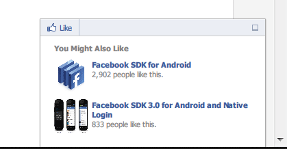 Facebook Recommendation Bar